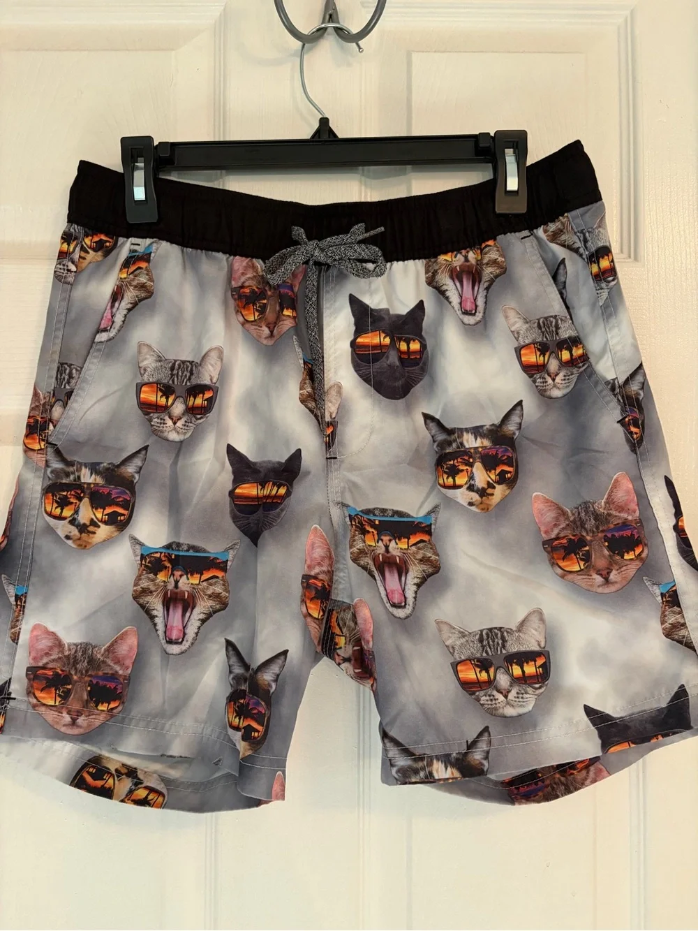 😺 C/Y/A Cat Sunglasses Swim Trunks Board Shorts Men’s M
